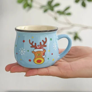 Cute Christmas Print Tea Set