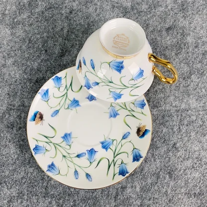 Printed Blue Flower Tea Set - Image 3